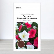 Насіння петунії Рожевий фламінго (рожева+біла), Marvel, 1г